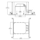 Halo H750FR2ICAT 6" Fire Safe New Construction Housing, 2 Hours Fire Rated - Move to Pro - TW