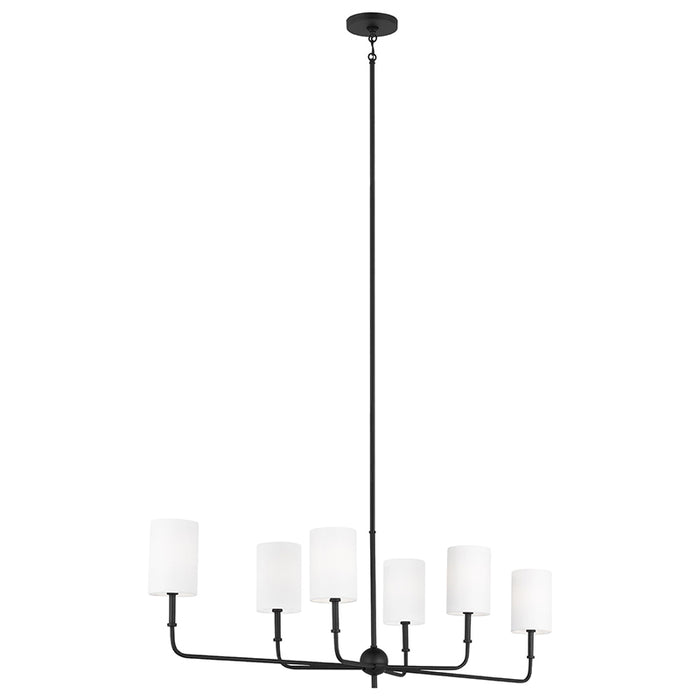 Sea Gull 3609306 Foxdale 6-lt 44" Linear Chandelier