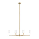 Sea Gull 3609306 Foxdale 6-lt 44" Linear Chandelier