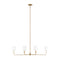 Sea Gull 3609306 Foxdale 6-lt 44" Linear Chandelier