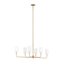 Sea Gull 3609306 Foxdale 6-lt 44" Linear Chandelier