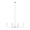 Sea Gull 3609306 Foxdale 6-lt 44" Linear Chandelier