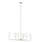 Sea Gull 3609306 Foxdale 6-lt 44" Linear Chandelier