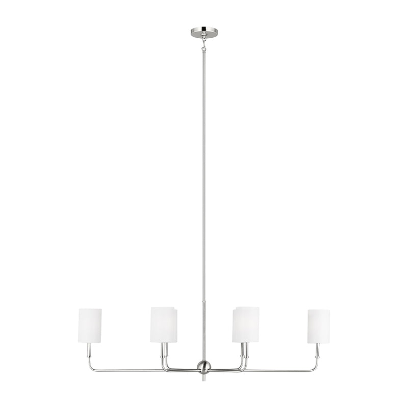 Sea Gull 3609306EN Foxdale 6-lt 44" LED Linear Chandelier
