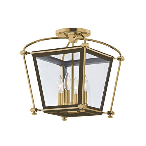 Hudson Valley 3610 Hollis 4-lt Semi Flush