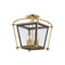 Hudson Valley 3610 Hollis 4-lt Semi Flush