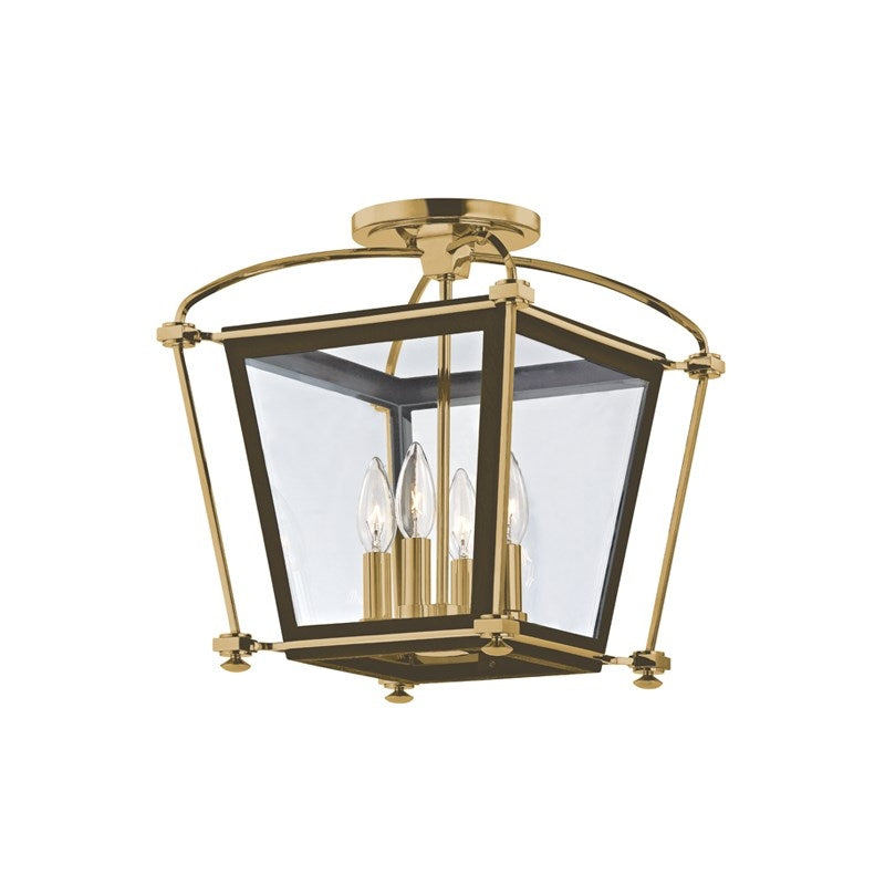 Hudson Valley 3610 Hollis 4-lt Semi Flush