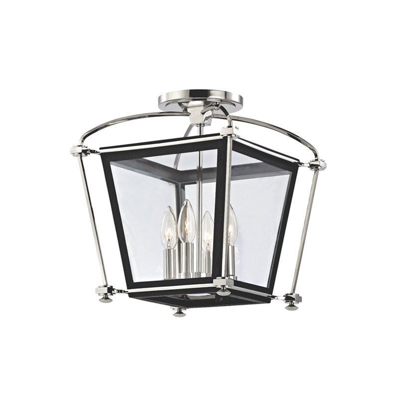 Hudson Valley 3610 Hollis 4-lt Semi Flush