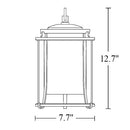 Hubbardton Forge 365610 Meridian 1-lt 8" Outdoor Pendant