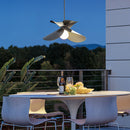 Hubbardton Forge 369455 Hibiscus 1-lt 25" Outdoor Pendant