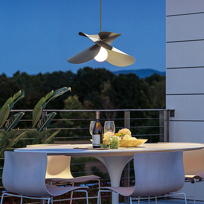 Hubbardton Forge 369455 Hibiscus 1-lt 25" Outdoor Pendant