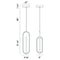 Eurofase 37038 Demark 7" LED Pendant