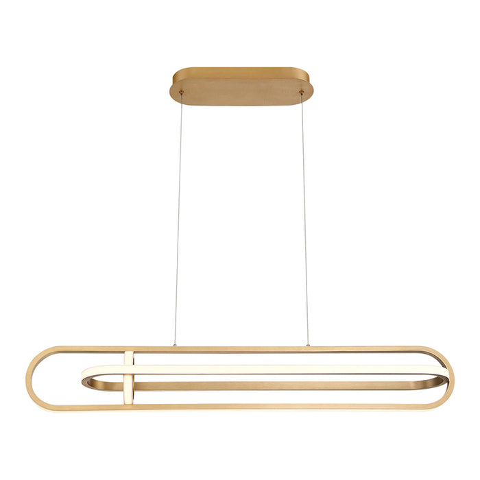 Eurofase 37039 Demark 42" Integrated LED Linear Chandelier