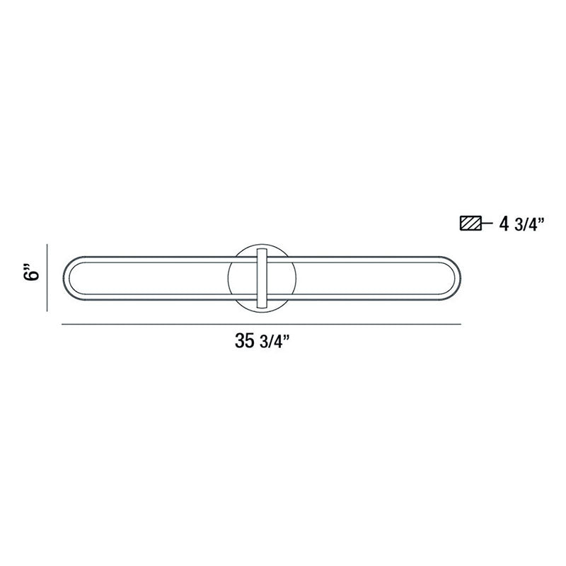 Eurofase 37041 Botton 36" Wide LED Wall Sconce