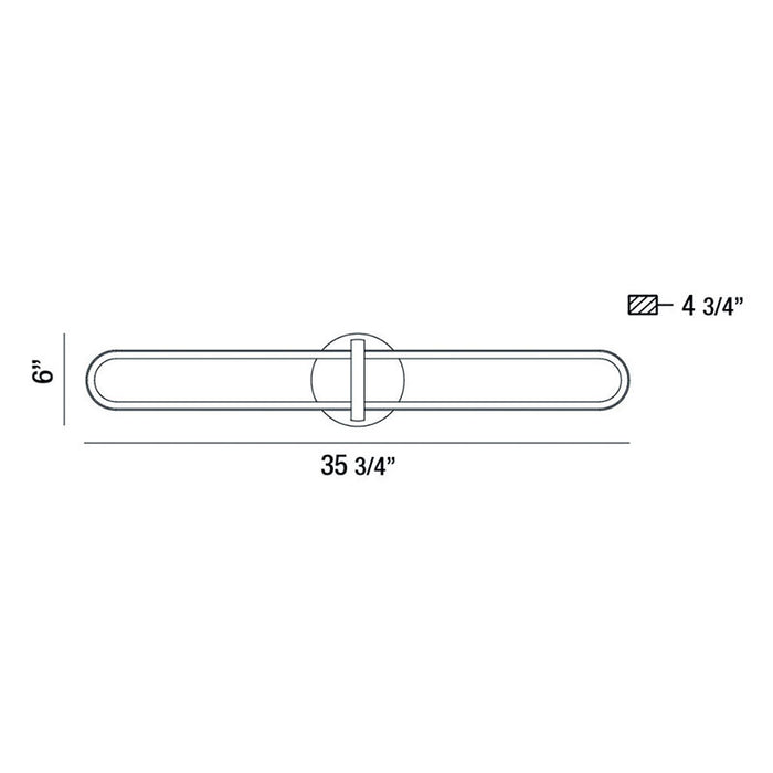 Eurofase 37041 Botton 36" Wide LED Wall Sconce