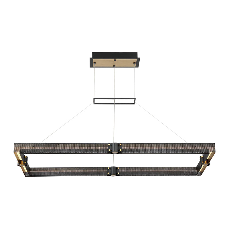 Eurofase 37060 Admiral 43" LED Rectangular Chandelier