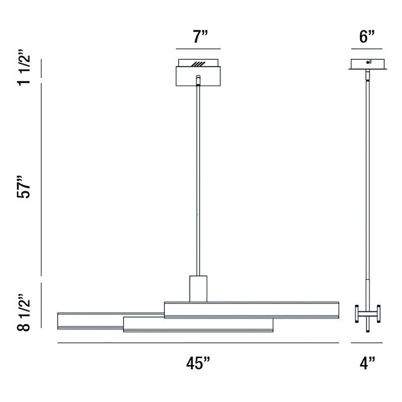 Eurofase 37064 Cameno 45" LED Chandelier