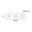 Eurofase 37069 Ryder 3-lt 20" LED Bath Bar
