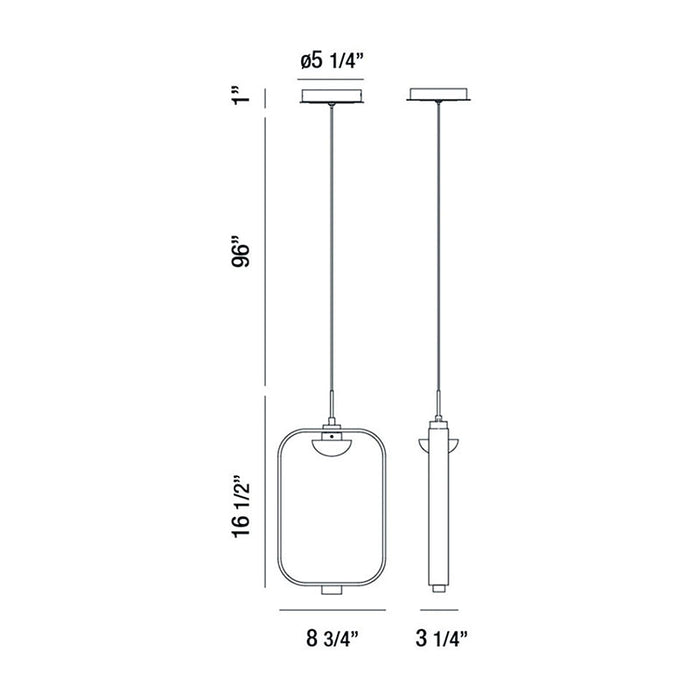 Eurofase 37077 Dagmar 9" LED Pendant