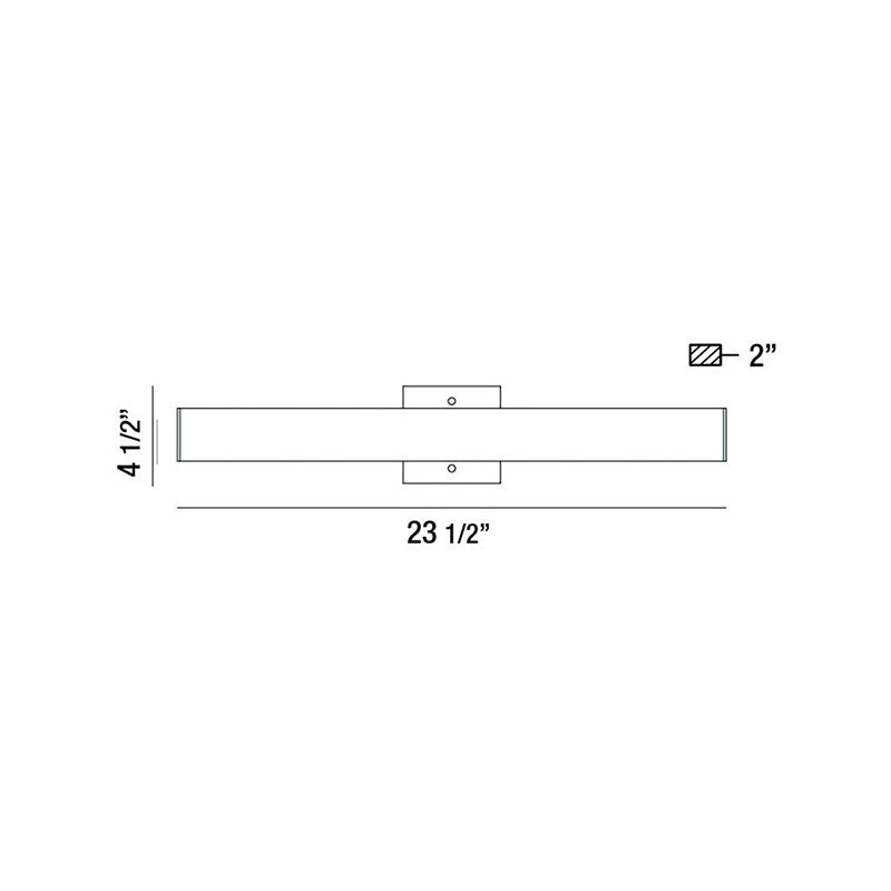 Eurofase 37080 Springfiled 24" Wide LED Wall Sconce