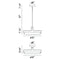 Eurofase 37083 Pemberton 18" Integrated LED Pendant