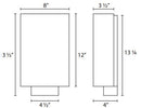 Sonneman 3718 Link LED Tall Sconce