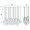 Eurofase 37194 Paget 16-lt 44" Oval LED Chandelier