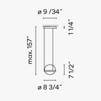 Vibia 3720 Palma  LED Pendant