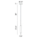 Eurofase 37237 Cumberland 1-lt 5" LED Pendant