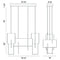Eurofase 37345 Coburg 33" LED Linear Chandelier