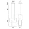 Eurofase 37347 Coburg 8" LED Pendant