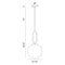 Eurofase 37349 Prospect 1-lt 12" Pendant