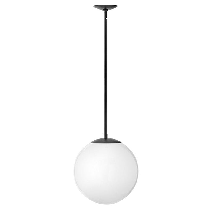 Hinkley 3744 Warby 1-lt 14" LED Medium Orb Pendant with Cased Opal Glass