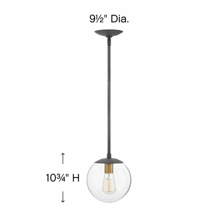 Hinkley 3747 Warby 1-lt 10" LED Pendant