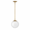 Hinkley 3747 Warby 1-lt 10" LED Pendant with Cased Opal Glass