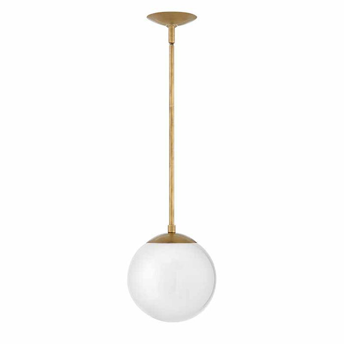 Hinkley 3747 Warby 1-lt 10" LED Pendant with Cased Opal Glass