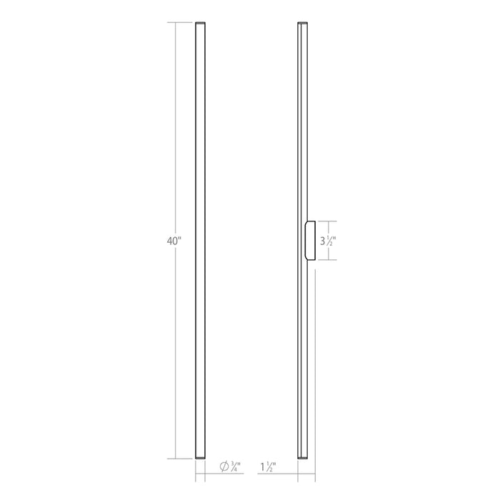 Sonneman 3774 Fino 1-lt 40" LED Bath Bar