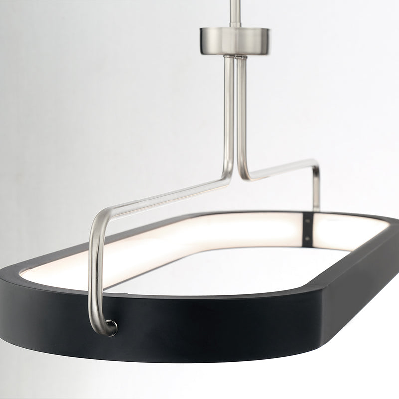 Eurofase 37931 Pemberton 1-lt 12" LED Oval Pendant