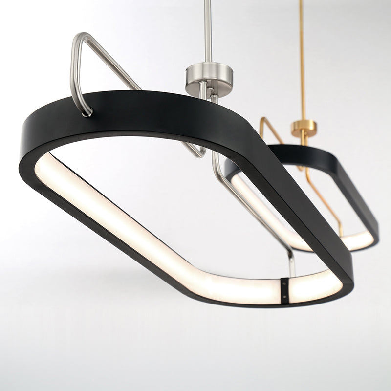 Eurofase 37931 Pemberton 1-lt 12" LED Oval Pendant