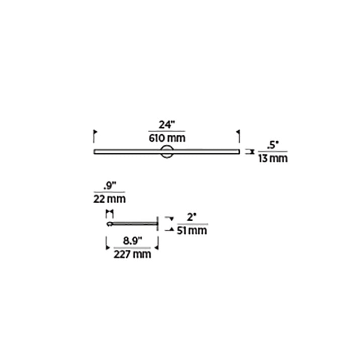 Tech 700PLUD24 Plural 1-lt 24" LED Picture Light