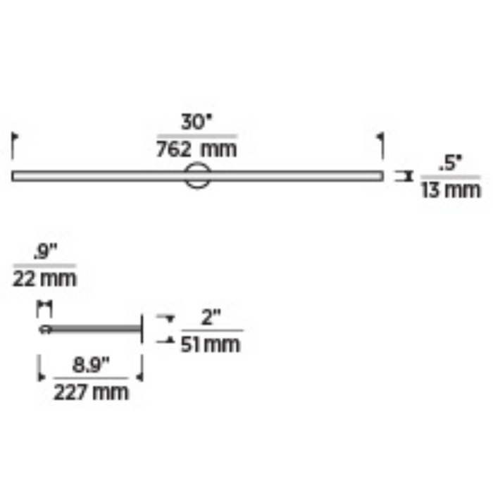 Tech 700PLUD30 Plural 1-lt 30" LED Picture Light