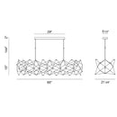 Eurofase 38036 Leonardelli 65" LED Chandelier