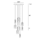 Eurofase 38043 Paget 9-lt 20" LED Chandelier