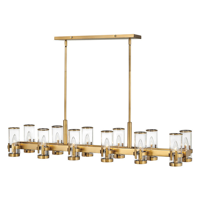 Hinkley 38108 Reeve Medium 12-lt 46" LED Linear Chandelier