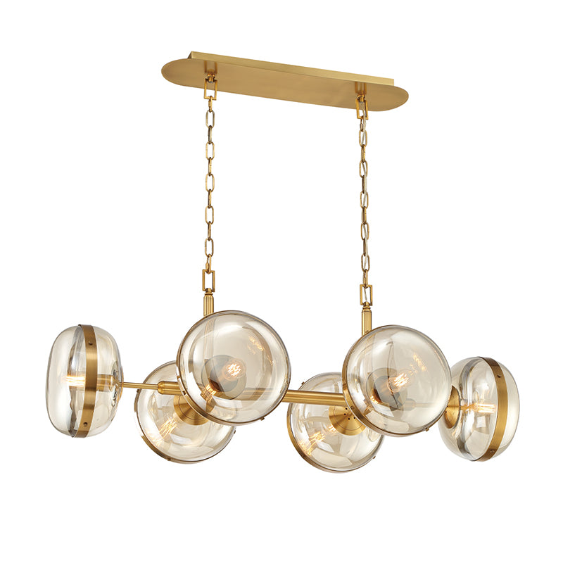 Eurofase 38130 Nottingham 6-lt 44" Oval Chandelier