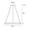 Eurofase 38131 Mucci 32" LED Pendant