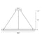 Eurofase 38133 Mucci 60" LED Pendant