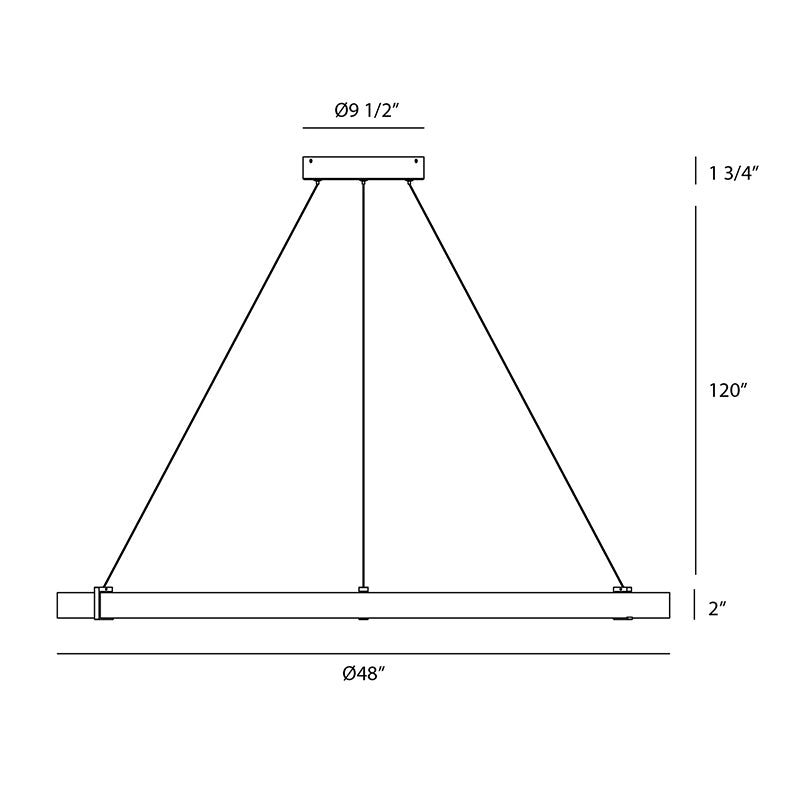 Eurofase 38135 Mucci 48" LED Pendant