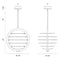 Eurofase 38150 Ombra 22" LED Chandelier