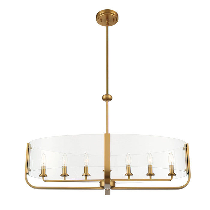 Eurofase 38157 Campisi 8-lt 35" Oval Chandelier